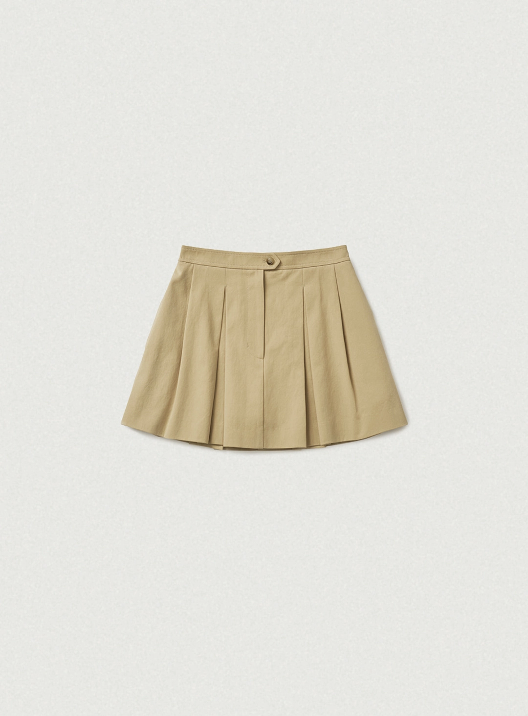 더바넷 Wael Pleats Mini Skirt_Beige 상품 이미지 1