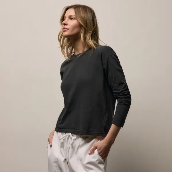 Vintage Boxy Tee - Carbon Pigment