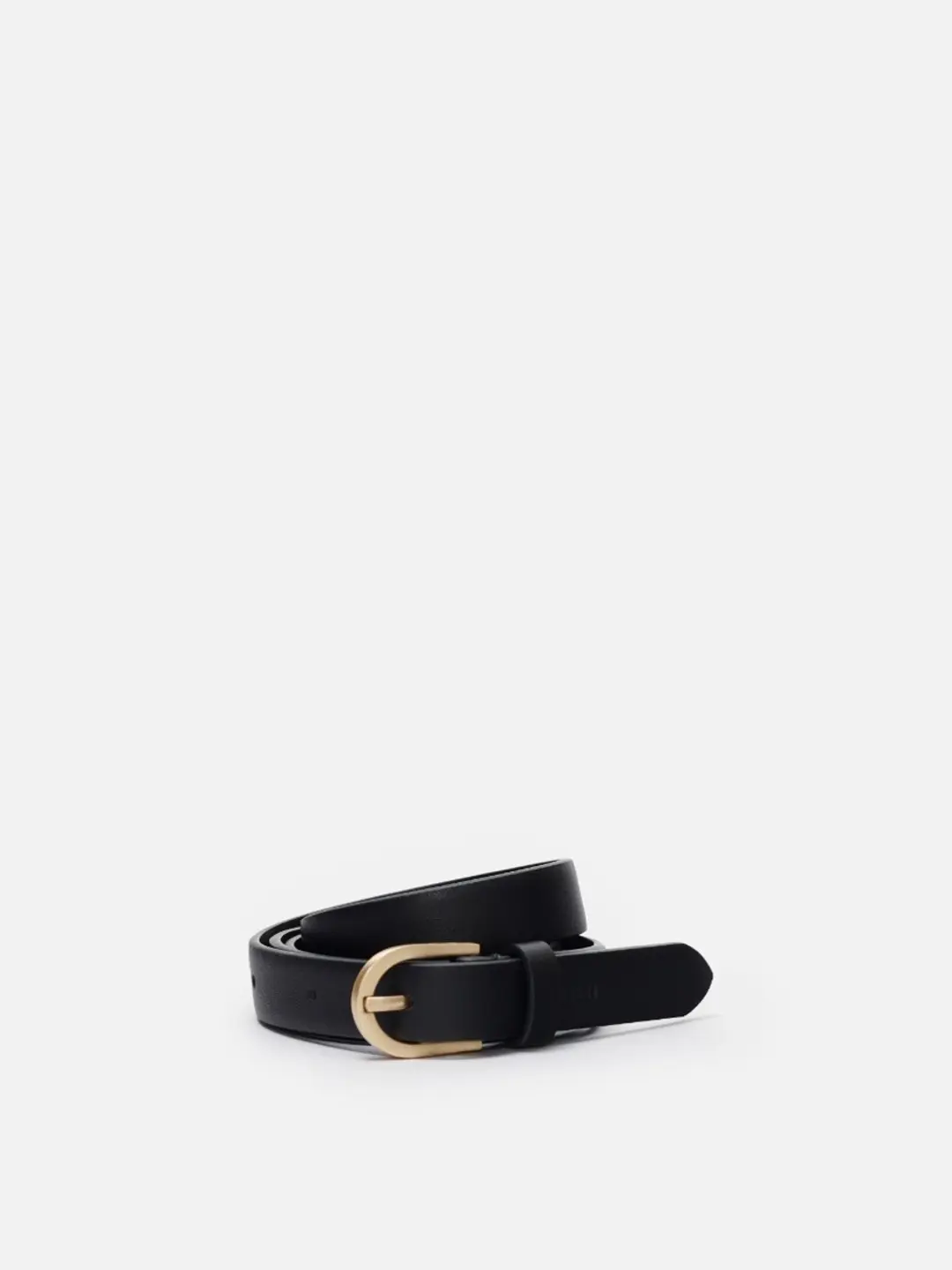 로서울 Small Around belt Black with Gold buckle 상품 이미지 1
