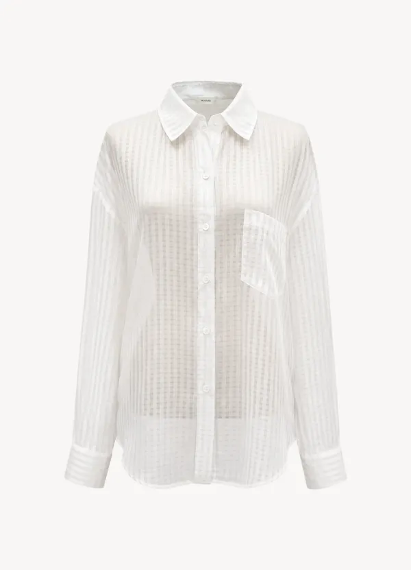 Check Sheer Shirt
