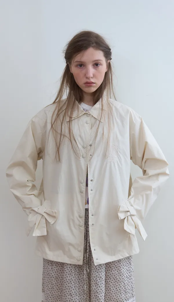 323. Ribbon Jumper _ Ivory