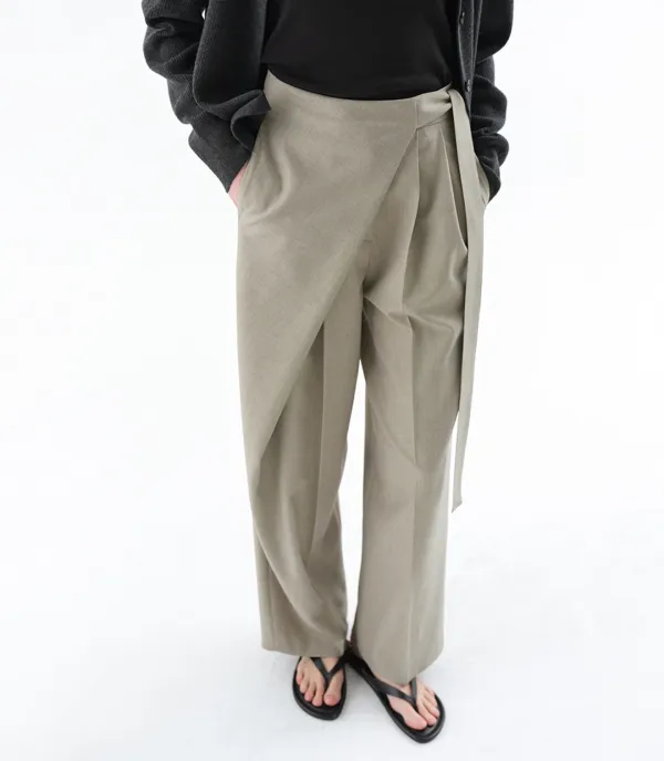 WRAP WIDE SLACKS