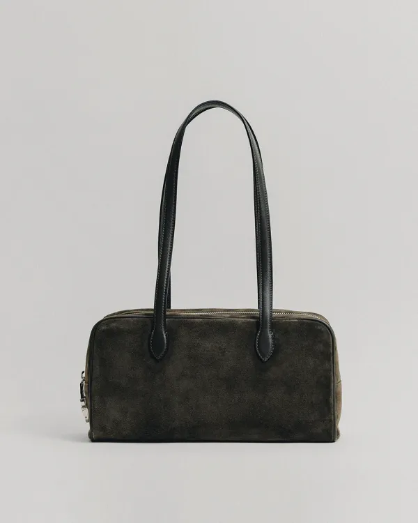 SAC LOQUET SMALL SUEDE KHAKI