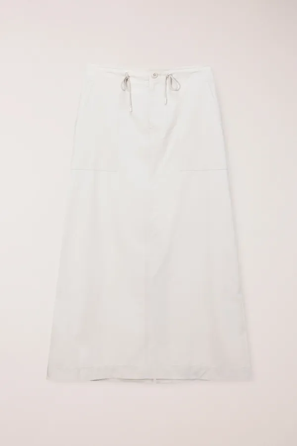 A-LINE MAXI SKIRT IVORY_UDSK6B222IV
