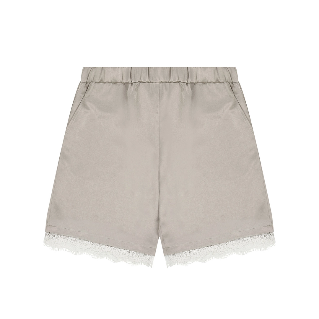 분크 [아울렛] Soft Lace Shorts (소프트 레이스 쇼츠) Grey 상품 이미지 1