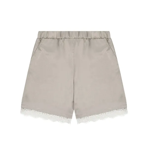[아울렛] Soft Lace Shorts (소프트 레이스 쇼츠) Grey