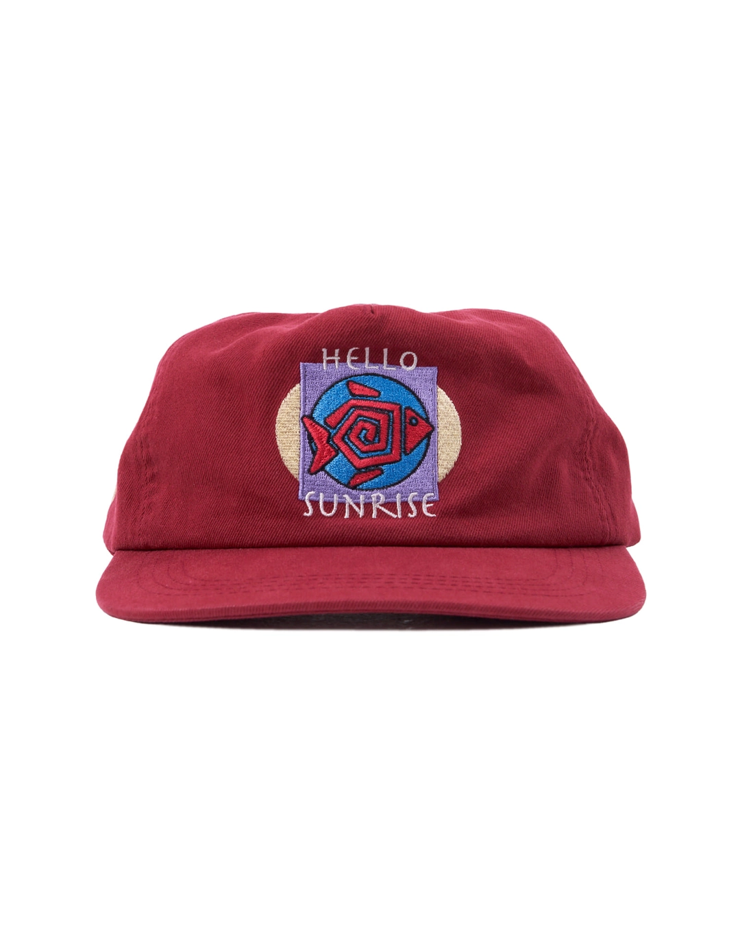 헬로선라이즈 Fish Logo Relaxed Fit 5Panel Cap_Red 상품 이미지 2