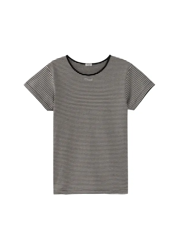 Mused Classic Short SLV T-shirts - Black Stripe