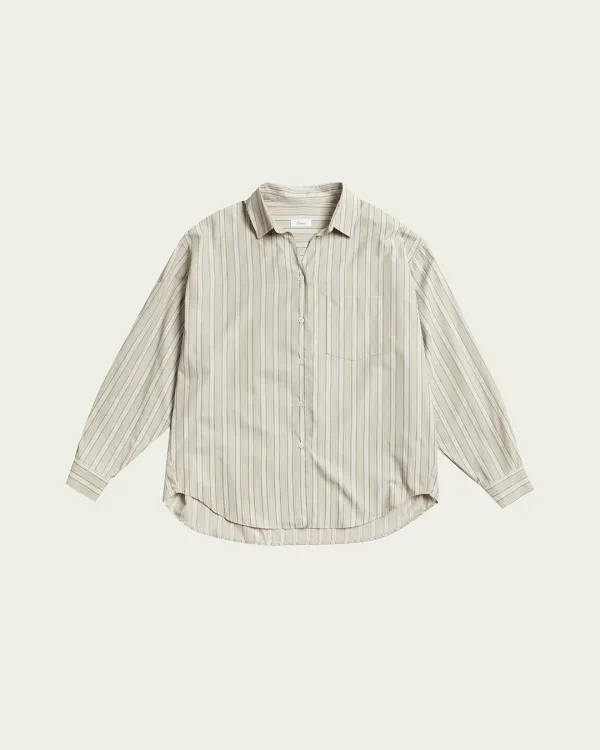 Broken Striped Shirt - Green