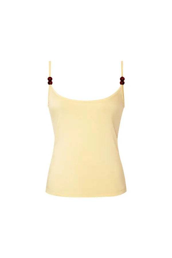 BUBBLE BEAD TANK TOP (BUTTER)