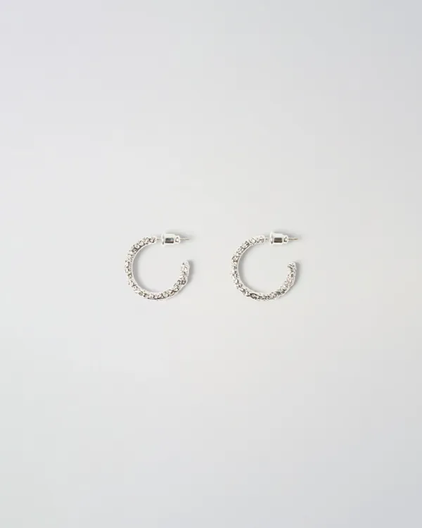 Textured Earrings [SILVER]