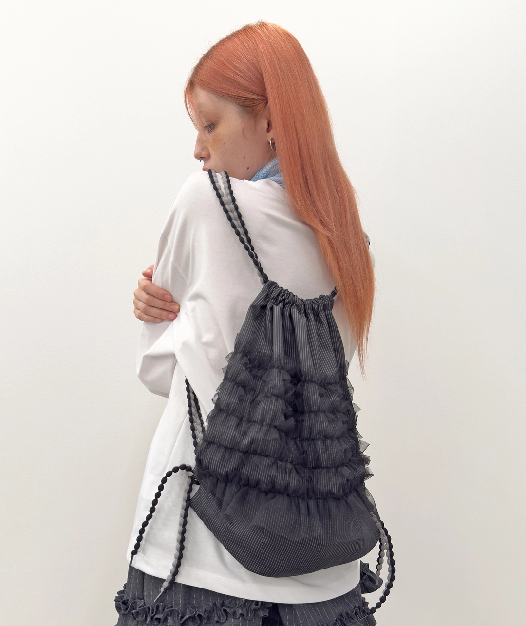 타입서비스 Layered Fluff Bag [Black] 상품 이미지 1