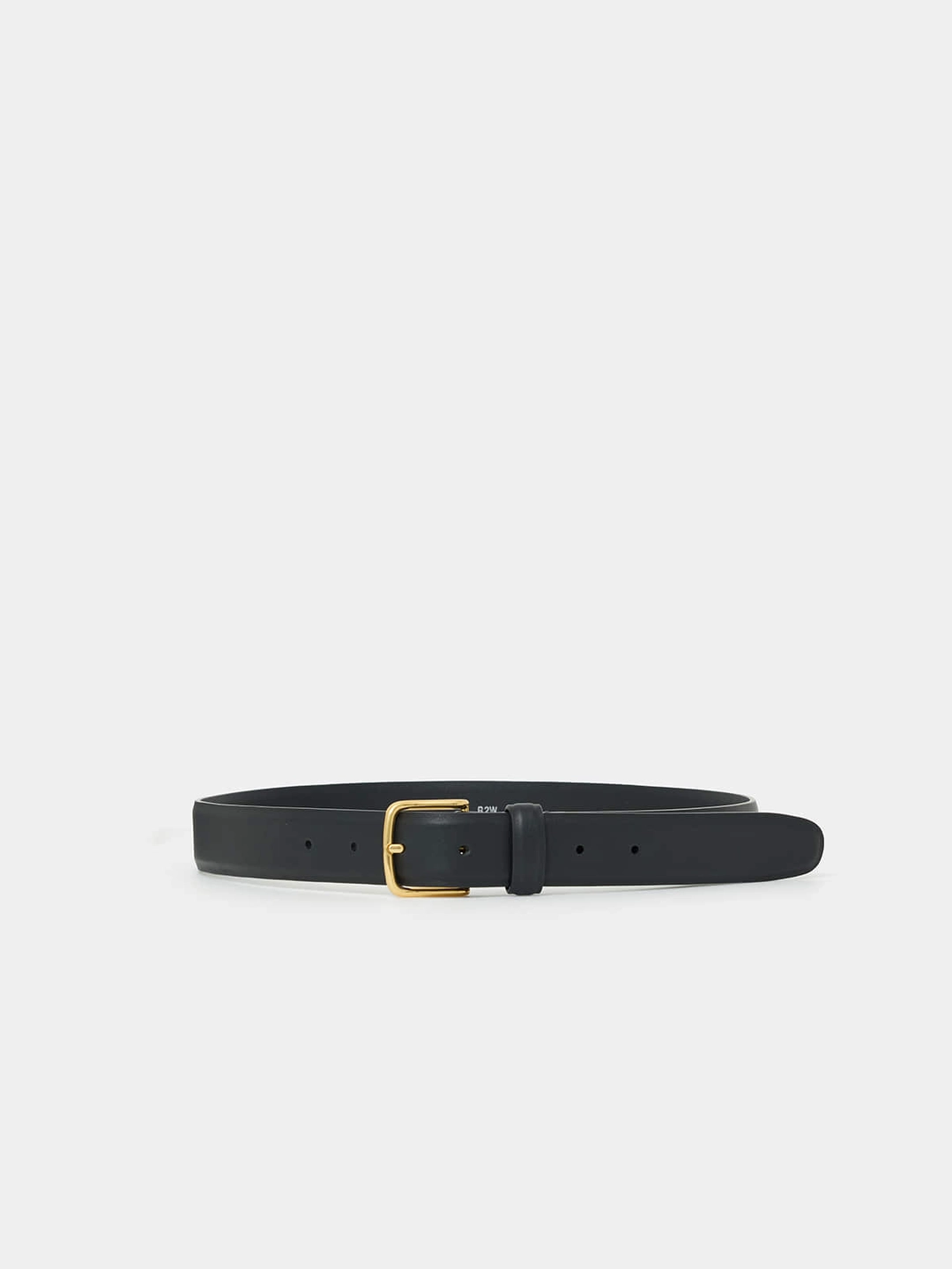 알투더블유 31 Round square leather belt - Black(Gold) 상품 이미지 1