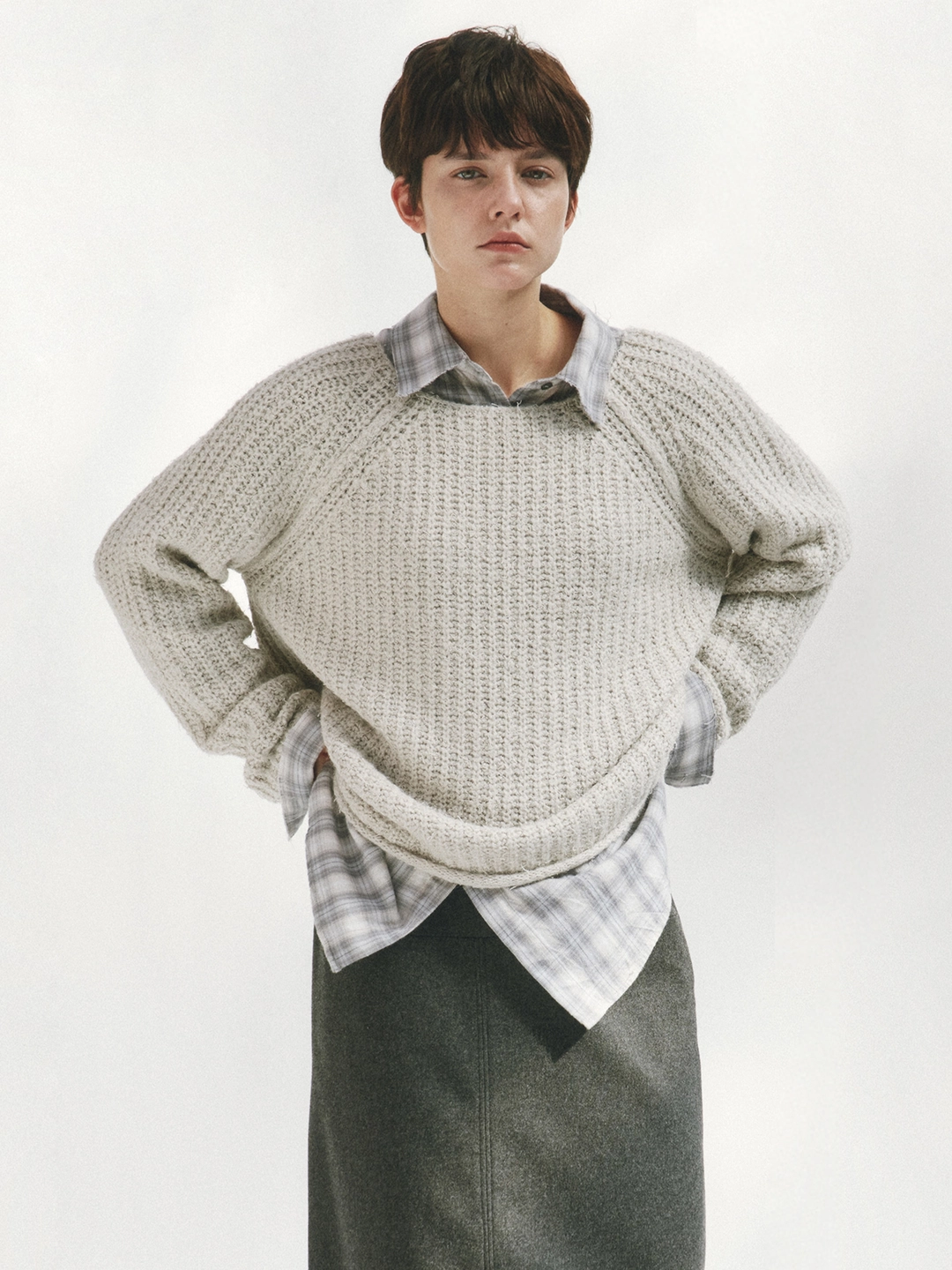 리볼드 Alpaca Boat-Neck NT_(Light Gray) 상품 이미지 2