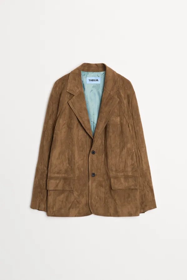 Min Wrinkle Suede Jacket