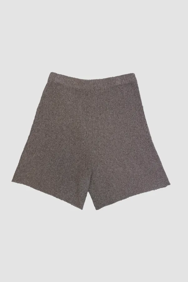 Via Easy knit shorts (Brown)