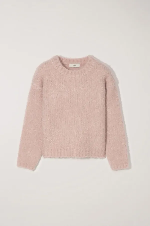 UNISEX CLOUD BOUCLE SWEATER SOFT PINK