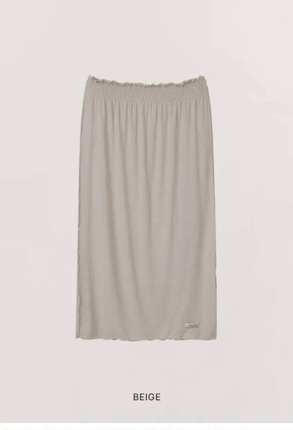 TWO WAY BANDING DRESS_BEIGE
