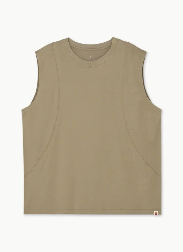 [Movement Line] Jala sleeveless (Unisex)_Timber Wolf