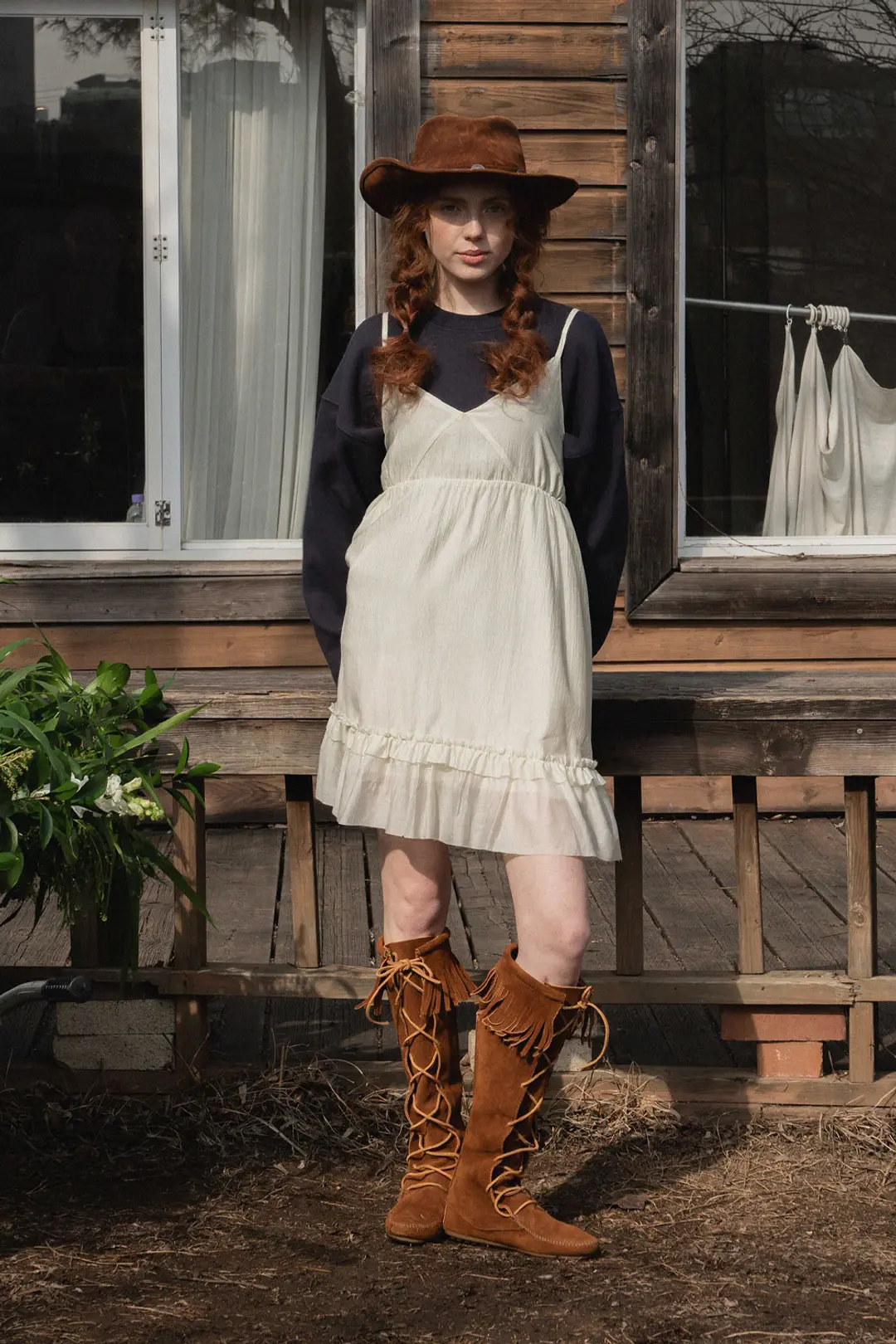 위드아웃썸머 Pond midi onepiece_cream 상품 이미지 2
