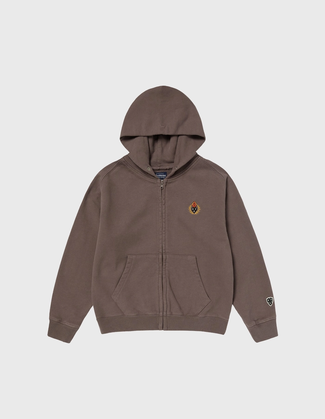 헤리티지플로스 CHILDREN WASHED 221 ZIP-UP HOODIE / Maroon 상품 이미지 1