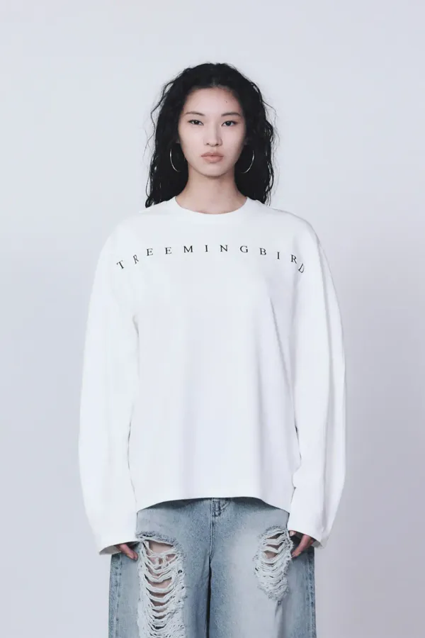 Horizon Logo Long Sleeves [ White ]