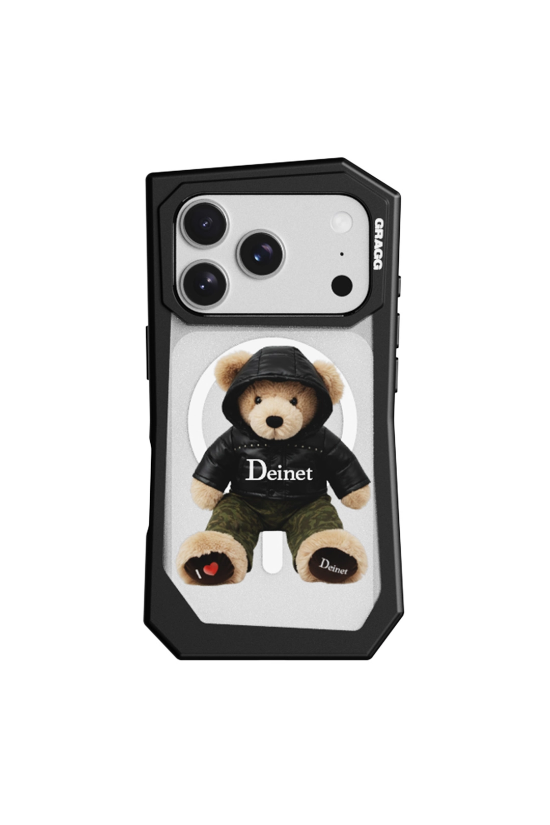 다이닛 [DEINET X GRAGG] MAGSAFE LANDING CORNER CASE - TEDDY BEAR IN 17 상품 이미지 1