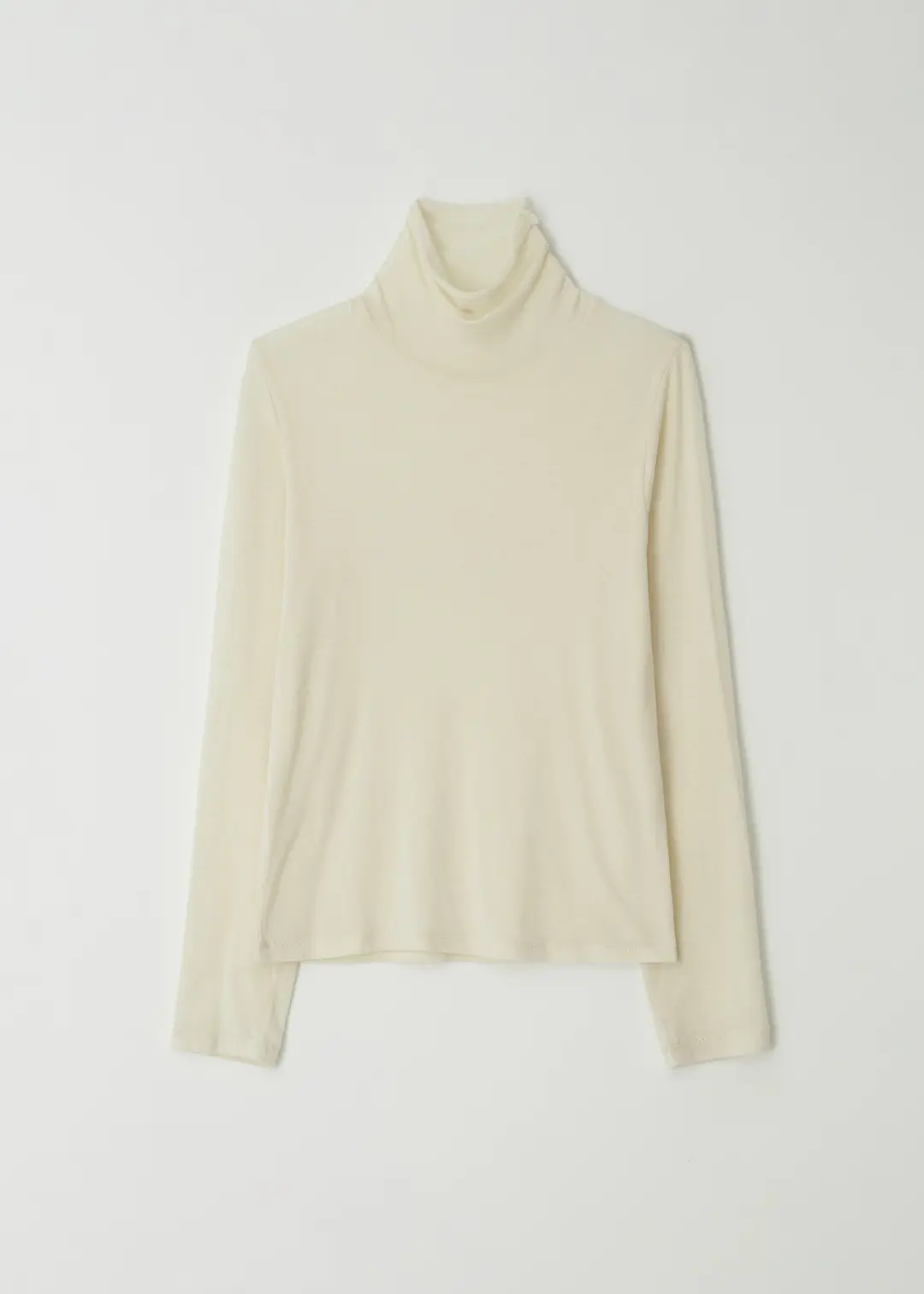 더라이 [2차] Sheer Turtleneck Top(Cream) 상품 이미지 1