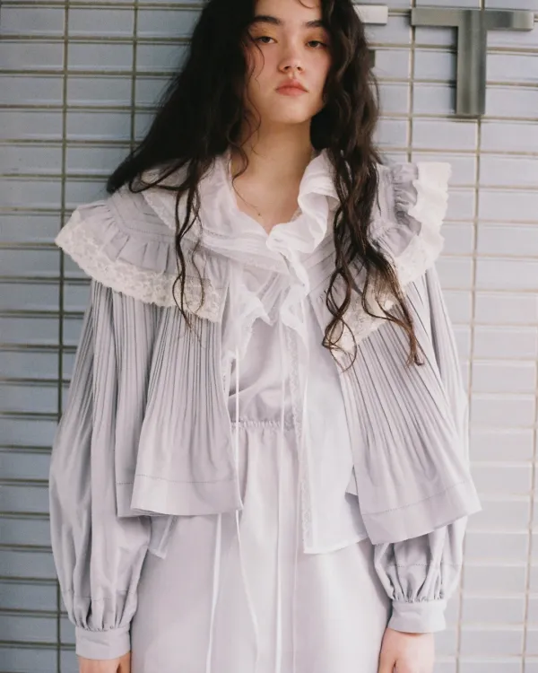 [2차] flétta Pleats Lace Jacket_2 Colors