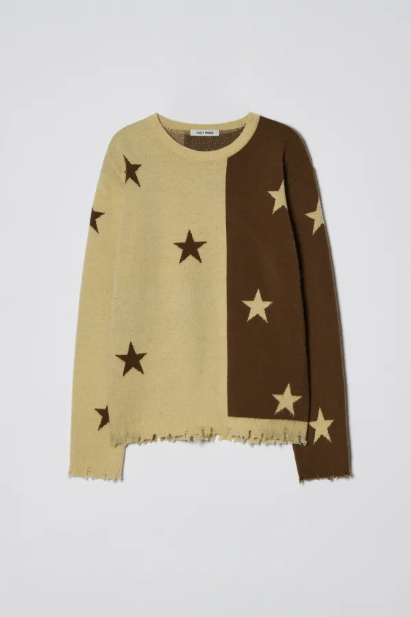 STAR HALF KNIT [YELLOW]