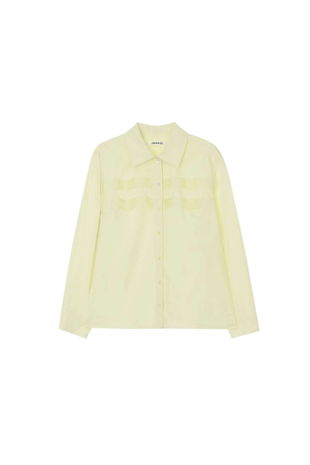 지수리 Pintuck shirts - Yellow 상품 이미지 1