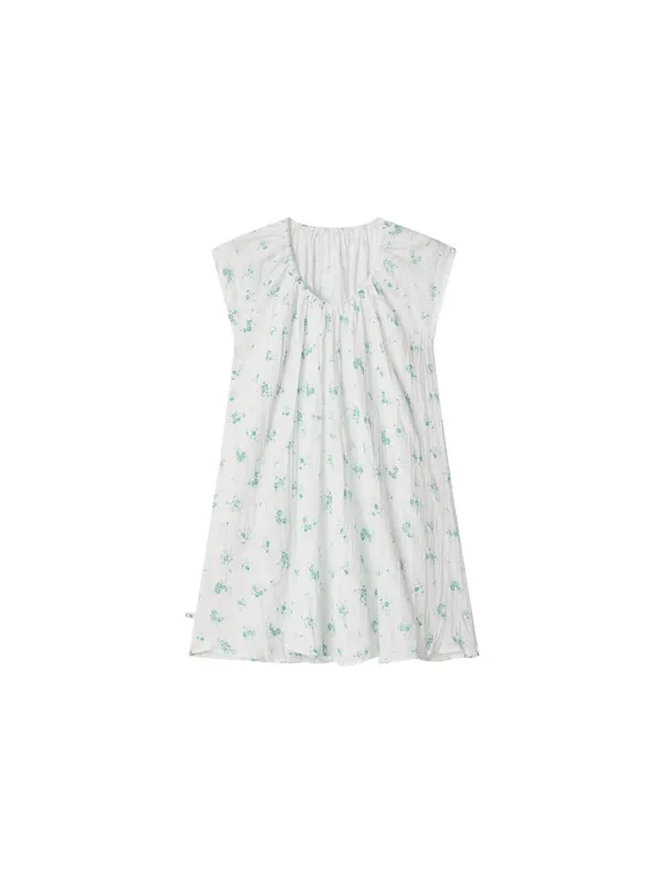 ✲3RD MONESI TOP DRESS MINT FLOWER