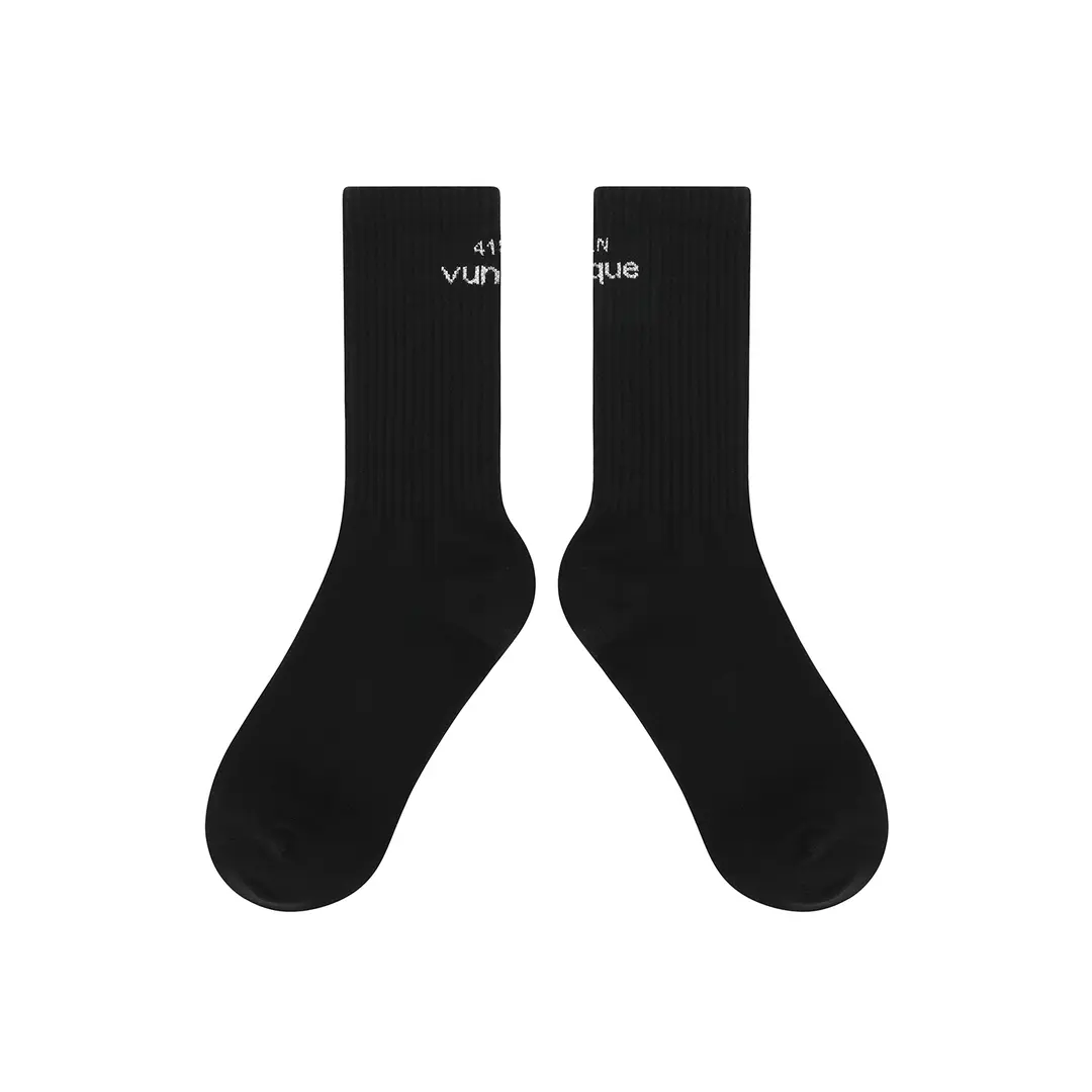 분크 [아울렛] Staple Socks (스테이플 삭스) Black 상품 이미지 1