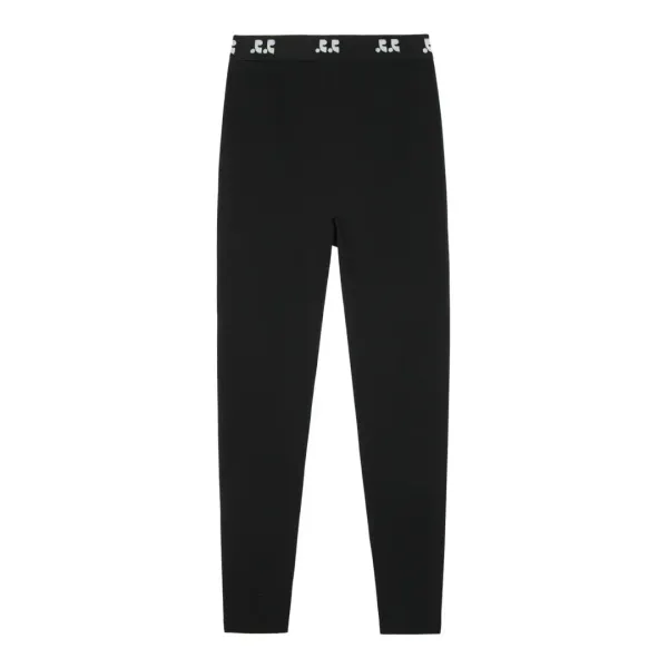 LOGO BAND LEGGINGS - BLACK