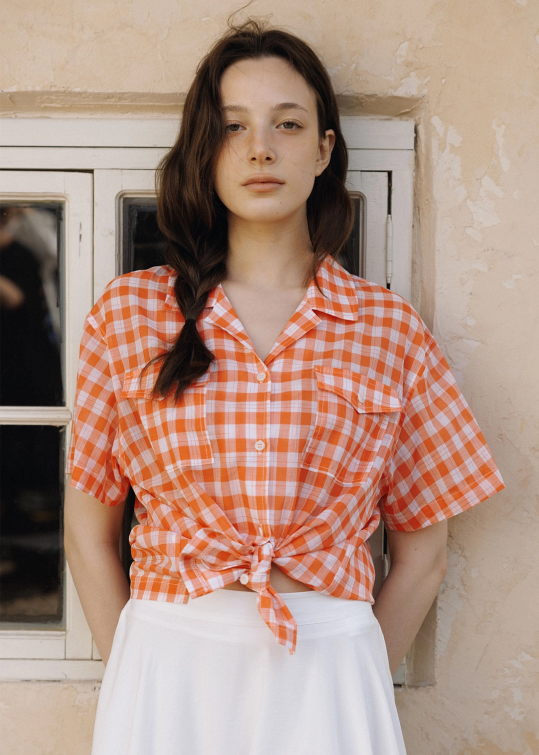 더라이 Pocket Half Sleeve Shirt(Red) 상품 이미지 2