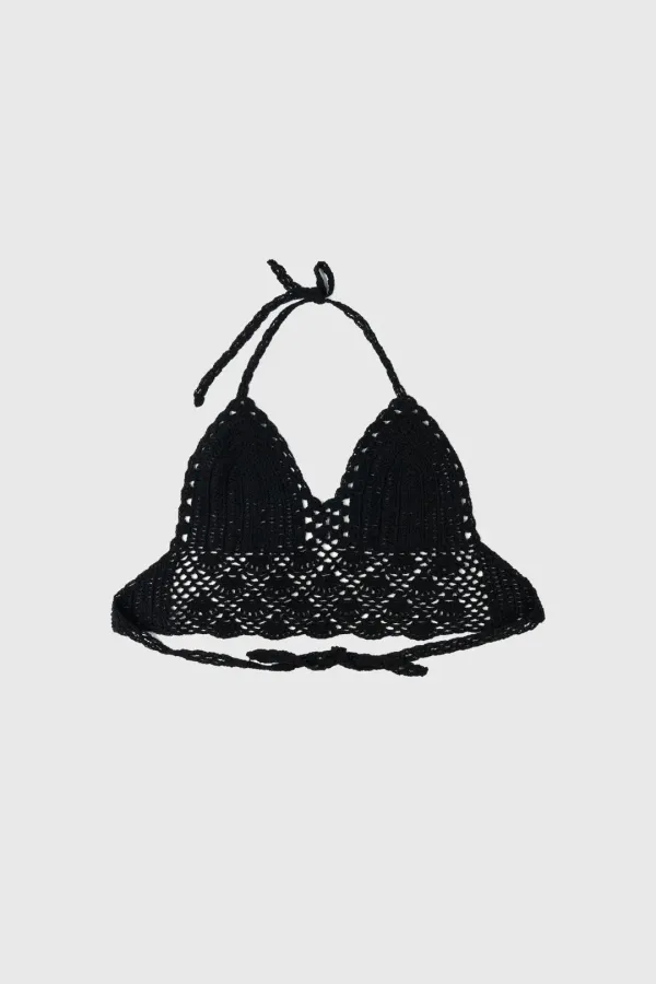 CROCHET KNIT BUSTIER