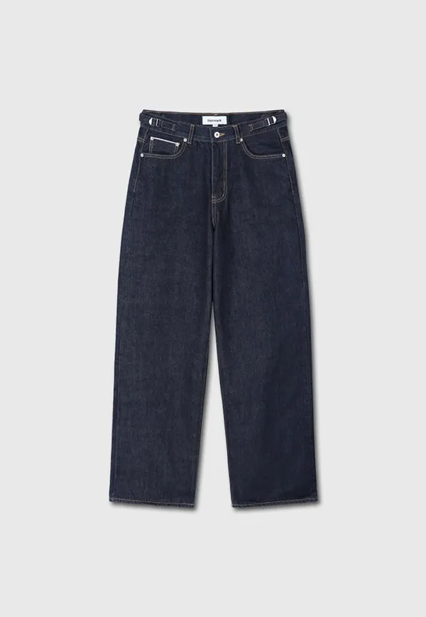 Wide-Leg Selvedge Denim Jeans_ Indigo