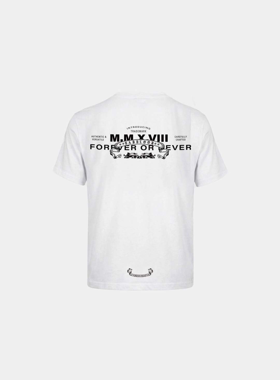 배드블러드 [w-tee26-095] Viper Slim Fit Short Sleeve T-Shirt - White 상품 이미지 2