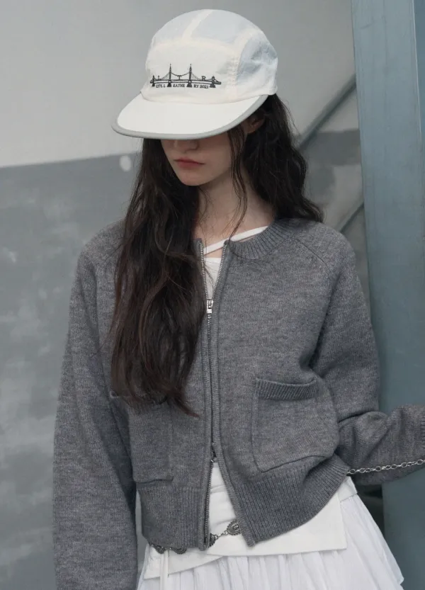 브릿지 아트웍 나일론 캠프캡 [IVORY]