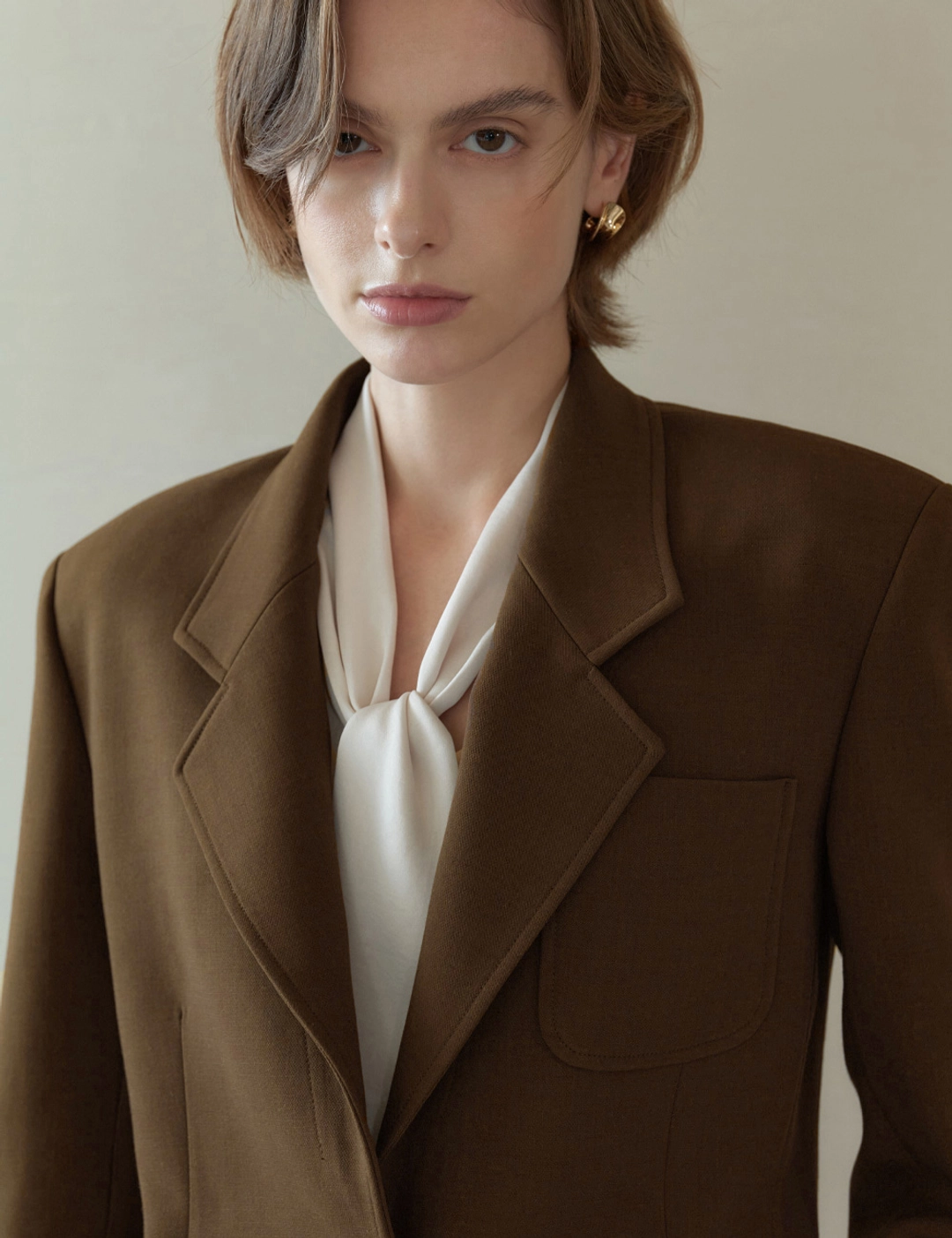 노미나떼 Forte Tailored Jacket (Brown) 상품 이미지 2