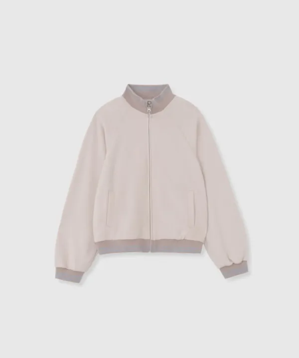 Canvas zip up (Beige)