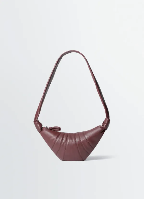SMALL CROISSANT BAG IN LEATHER