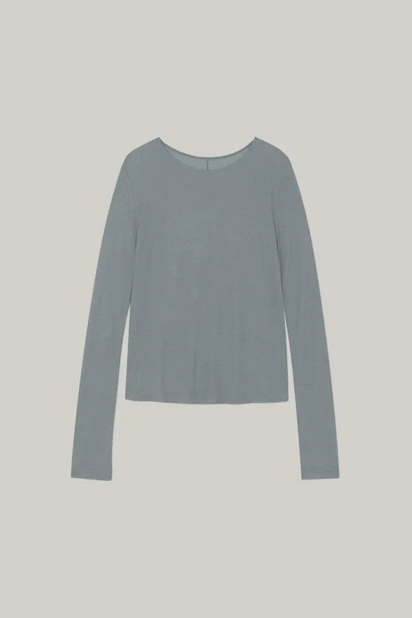 Sheer Skin T-shirt (dust blue)