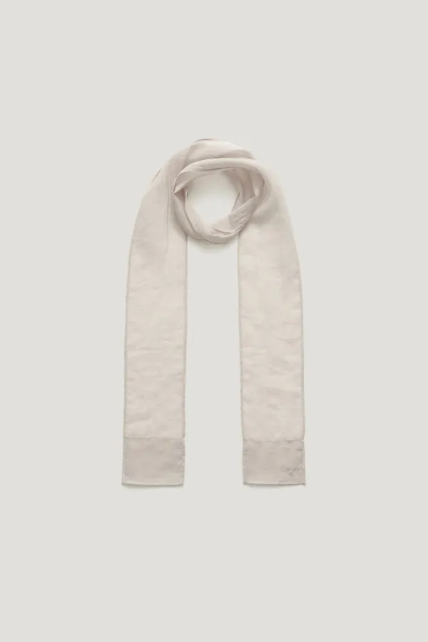 TOVA SHEER EMBROIDERED SCARF_GREY / ₩49,000 ->  ₩44,100 (10%)