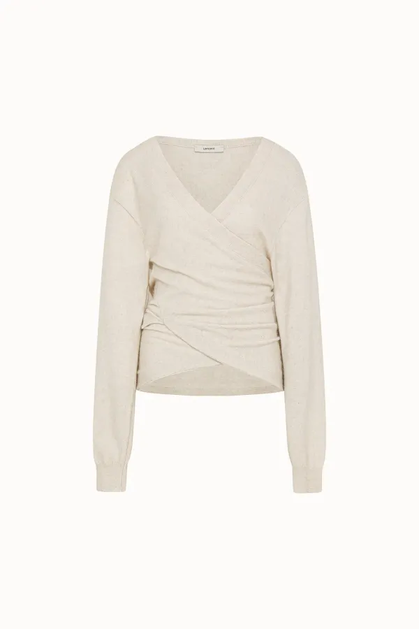 Fox Wrap Cardigan[LMBDAUKN261]-Cream