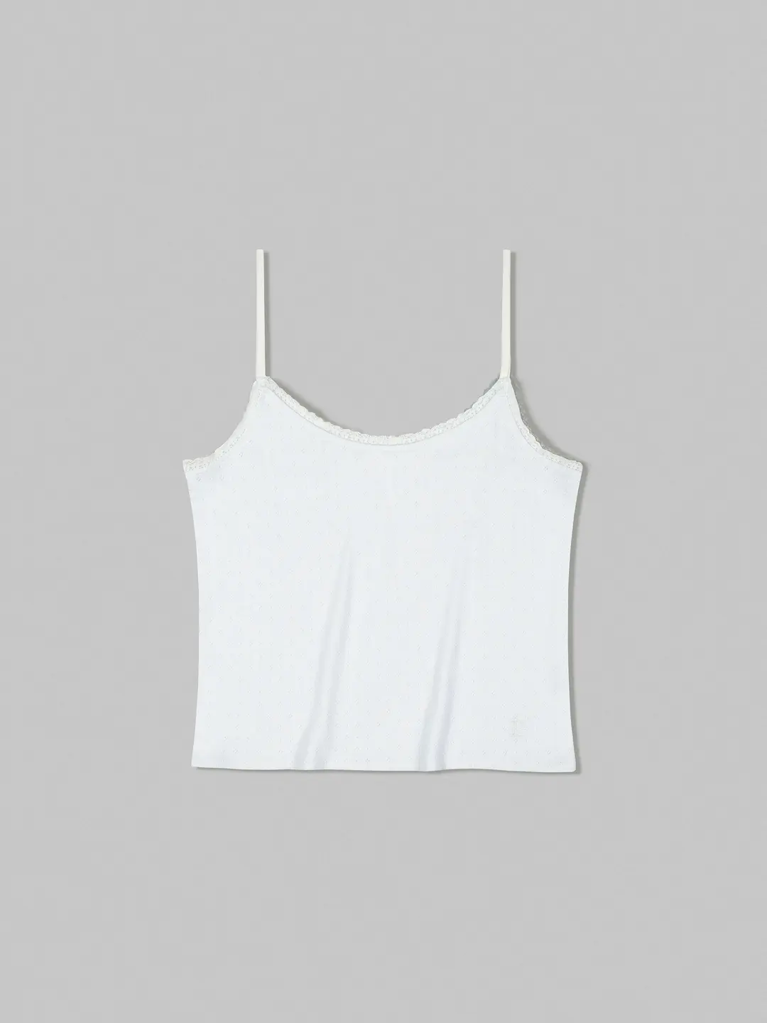 로우클래식 POINTELL LACE SLEEVELESS_WHITE 상품 이미지 1