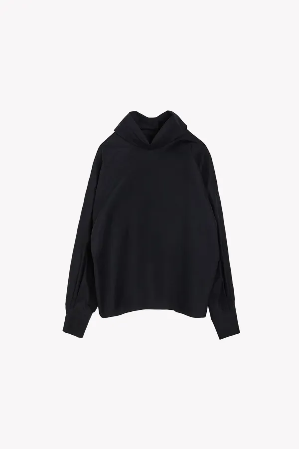Pore Cowl Neck Shirt (Black)