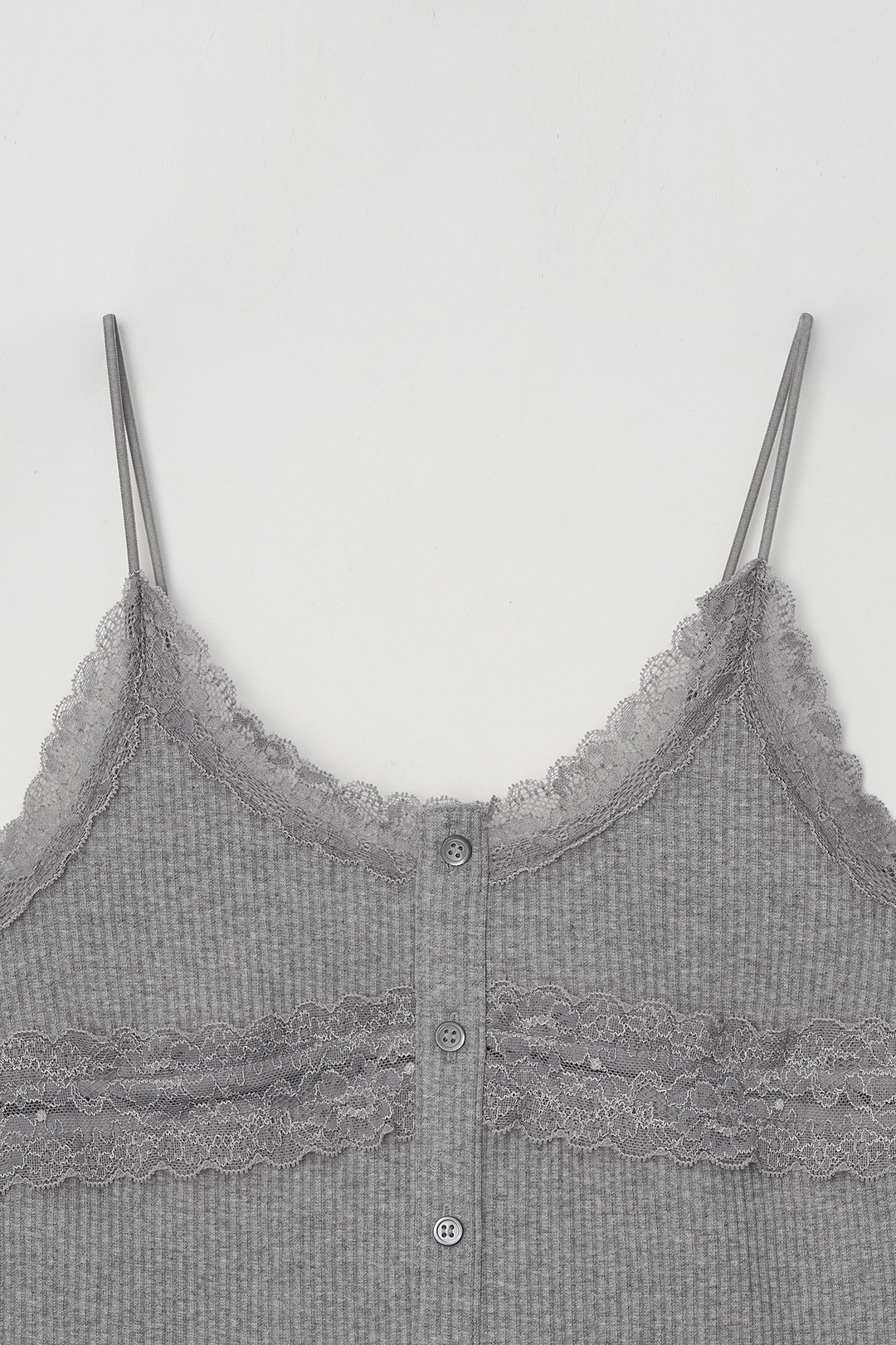 아뜰리에에디션 [2차] Lace Trim Sleeveless (gray) - 아뜰리에에디션 상품 이미지 2