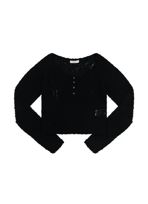 ICE BOUCLE KNIT / BLACK