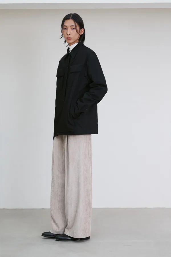 UNISEX PADDED SHIRT JACKET